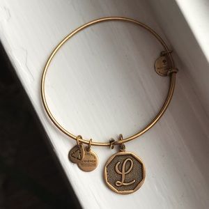 Alex and Ani “L” charm bangle